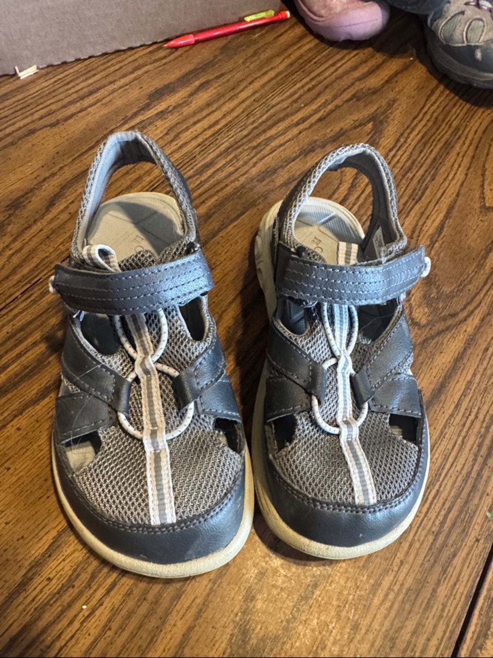 Columbia Grey Kids Hiking Sandals